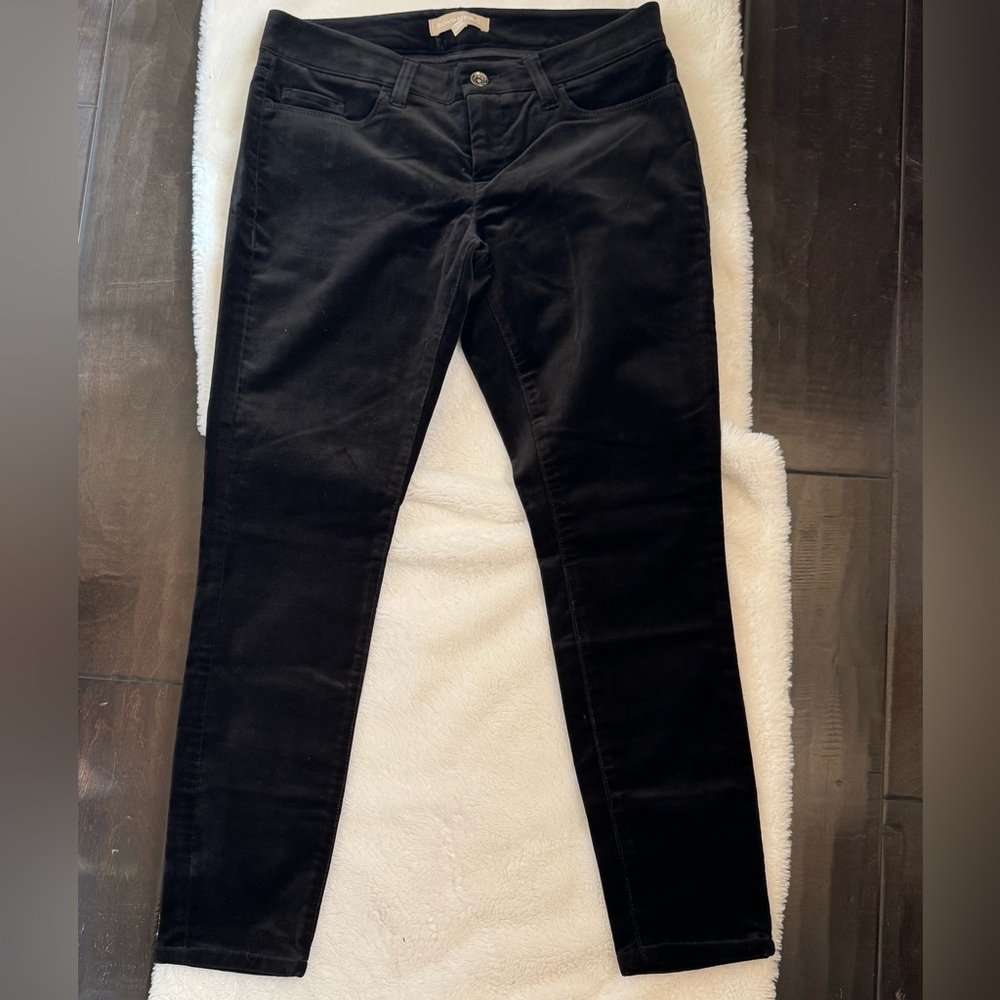 Banana Republic Black Velvet Pants Size 26 Petite